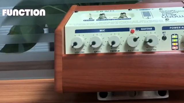 ammoon AC-15 15W Portable Acoustic Guitar Amplifier Amp BT Speaker смотреть онлайн