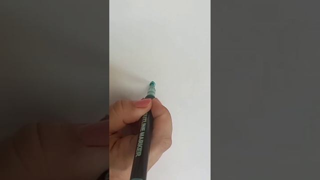 АСМР, Маркер зеленый + серебристый, Outline Markers,  #art #diy #satisfying #drawing #asmr #markers