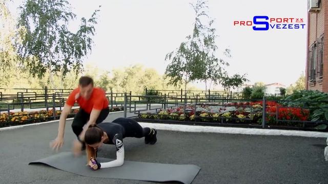 Парная тренировка для девушек и парней.