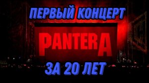 Pantera первый концерт более чем за 20 лет и планы на будущее