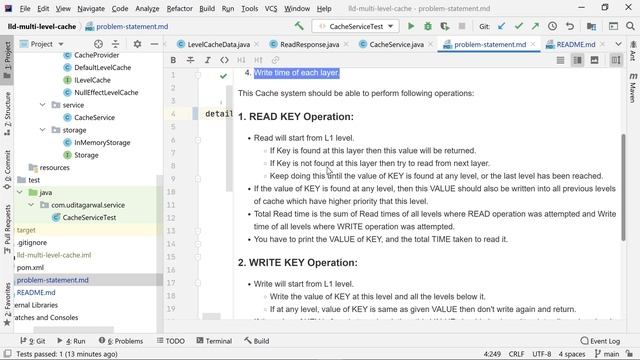 System Design : Multi Level Cache Part 1: Problem Statement & Requirements | Low Level System Desig смотреть онлайн