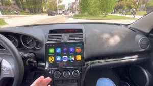 Mazda 6 GH космическая магнитола РАЗМЕР 12 дюймов 8 ядер QLED 4G sim CarPlay КУПИТЬ УКРАИНА