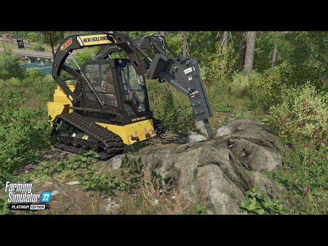 Farming Simulator 22 -  ЛЕСОЗАГОТОВКА #7 Лесники. Platinum Expansion SilverRun Forest. Лес. Обнова