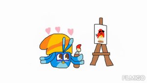 Red x Willow (a big bird heart)[valentine's day special]