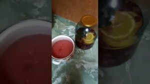 Малиновый Мохито! Компот на зиму! Компот малина+апельсин+мята!