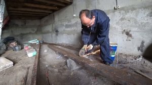 Самая тяжёлая работа в гараже,Усиление плит перекрытия