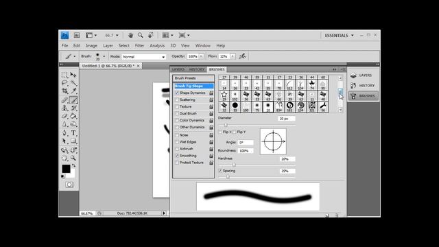 Уроки Photoshop #3. Инструменты фотошоп - Инструмент кисть часть - 1 смотреть онлайн