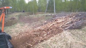 Мульчер TMC Cancela на тракторе ДТ-75 часть 2