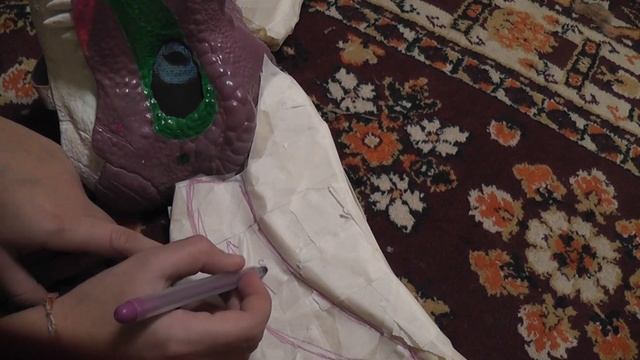 как сделать уши для тирекса (как сделать маску динозавра этап 3 : уши) смотреть онлайн