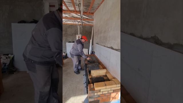 Строительство барбекю комплекса. Олег Кубрицкий. День 5? #барбекю #строительство #печьдлябани смотреть онлайн