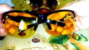 Очки.Распаковка посылки с Aliexpress. Очки ночного видения и вторые модные очечи.
