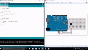 LM35 Temperature Sensor with Arduino Uno