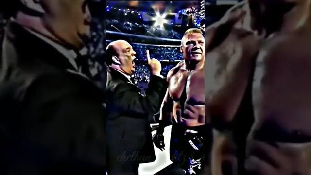 paul heyman cheat brock lesnar but......||they good friends before ||brock lesnar sad status||.....