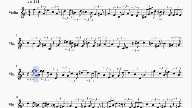 Violin Sheet Music: How to play Blues for Alice by Charlie Parker смотреть онлайн