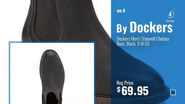 Top 10 Dockers Men Boots [ Winter 2018 ]: Dockers Men's Shelter Dark Tan Leather Casual 12 E US смотреть онлайн