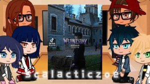 MLB reacts to Wednesday Addams (GachaClub) || ScalacticZoe ||