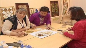Создаём мозаичное панно из мелких осколков. Мастер класс