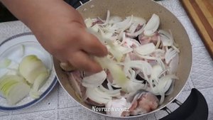 Маринованная Рыба С Зеленью и Луками  в Соевом Соусе