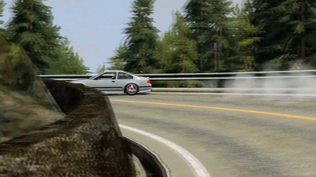 BeamNG - Tsubaki Line Touge Drift смотреть онлайн