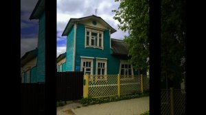 Здания в стиле деревянный модерн в городе Кимры Тверской области