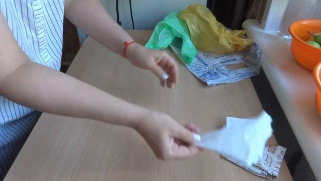 Самый лучший способ складывания и хранения полиэтиленовых пакетов.