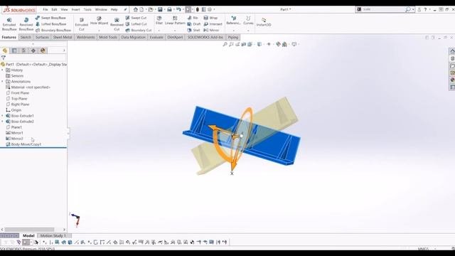 Solidworks 3D Modelling- How To Rotate A Part In Solidworks