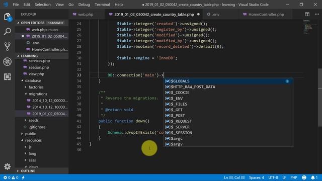 Migration - Become a Master in Laravel - 08