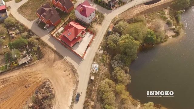 Борки - вид с квадрокоптера. Октябрь 2015 г. смотреть онлайн