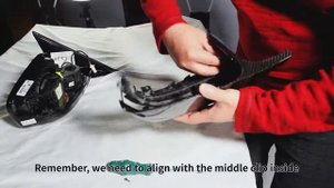 How to Install Replacement Dry Carbon Mirror Cover for BMW G20?