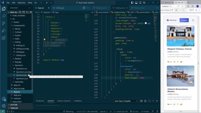 ? How to create a responsive Real Estates Web Application in ReactJS | Download full source code.
