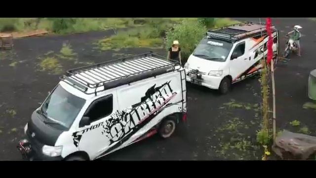 G Max camper van Bali  21-01-21 camping and offroad motor trail black lava kintamani Bali