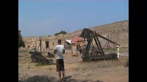 Белгород-Днестровская крепость - Средневековая катапульта .