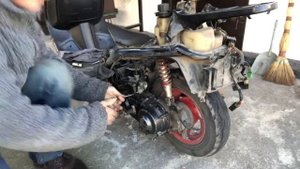 Подготовка к сезону Honda Lead af20