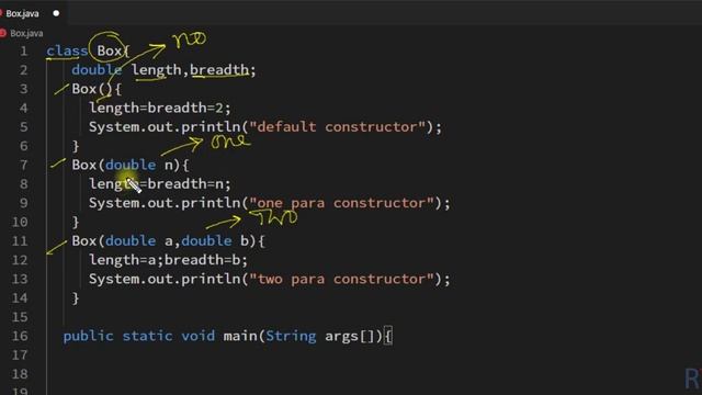 Java-62- Constructor Overloading in Java || Java Programming