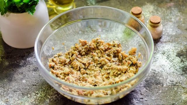 Гречневые котлеты с консервами