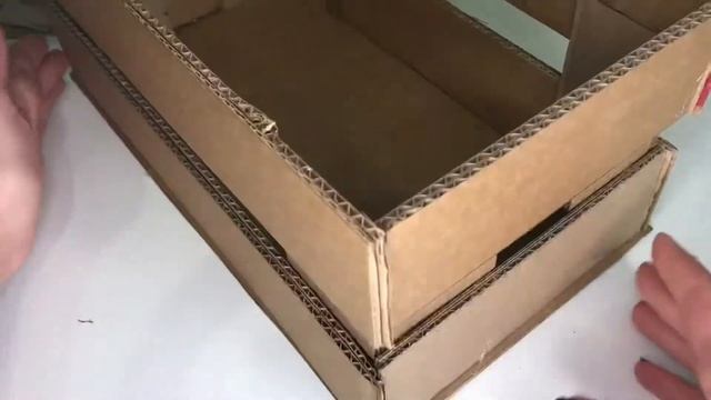 Декоративный ящик для цветов своими руками из картона !Бюджет 100₽ смотреть онлайн