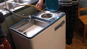 FULL WASH  - Hoovermatic 3174 Twin Tub Vintage Washing Machine (1958)