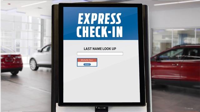 Express Check-In Kiosk - Suburban Ford of Waterford