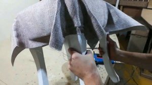 ПУФ своими руками/ DIY poof /простой способ обивки