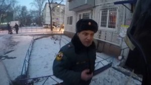Глазами МЧС пожар Чайковского 22 г.Благовещенск
