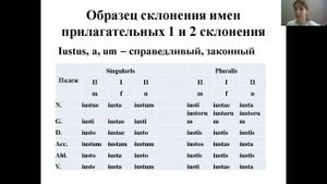 Прилагательные 1 и 2 склонения в латинском языке
