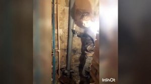 Замена чугунного стояка на ПВХ