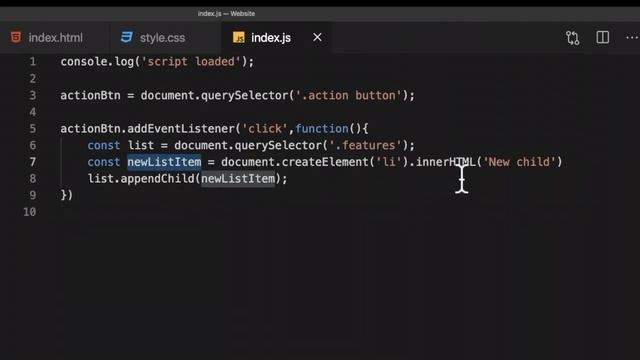 #4 JavaScript DOM Crash Course- Creating, Removing HTML Elements & Append Child appendChild() p5.js