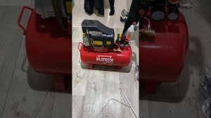 обзор компрессора ELITECH 200/50 промо 1 часть