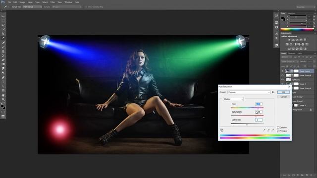 Spotlight and Smoke Effects in Photoshop CC I Sketch Station смотреть онлайн