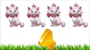 Учимся считать от 1 до 5 с Кошечкой Мари. Мультфильм Learn to count from 1 to 5 Alise babyTV