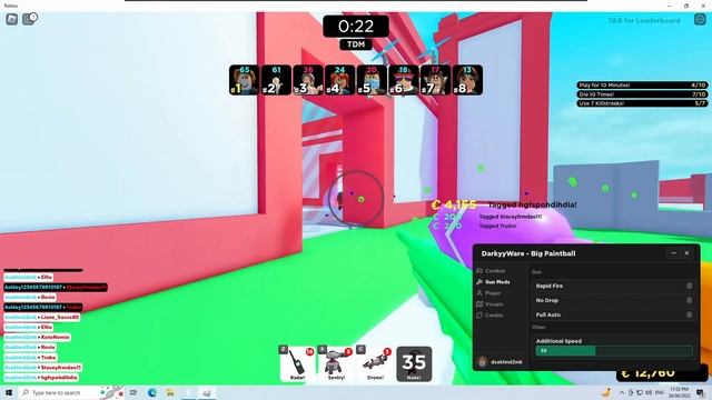 ? BIG Paintball Script Hack Roblox Pastebin смотреть онлайн