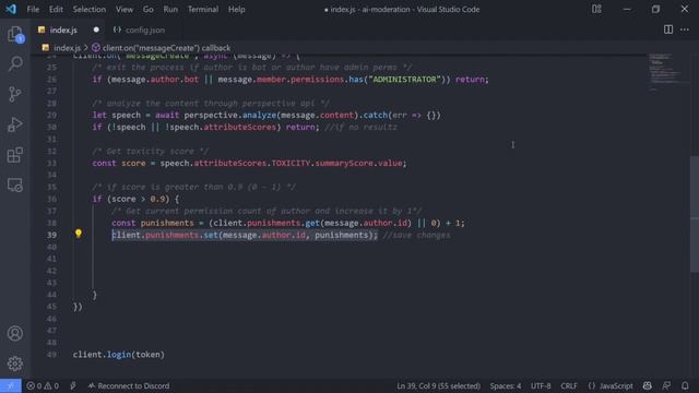 Build your own discord AI moderation bot ?