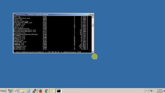 How to Kill process of remote computer using CMD, very Easy way смотреть онлайн