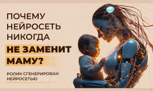 Почему нейросеть никогда не заменит маму?